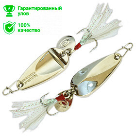 Блесна Kosadaka Clogs SILVER (серебро) 28мм (5г)