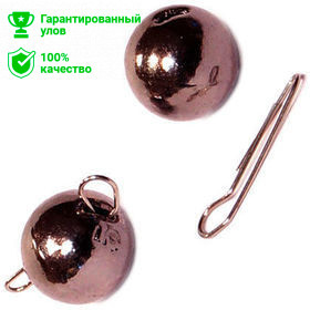 Груз чебурашка-шар вольфрамовый разборный Kosadaka (4г) Black Nickel (упаковка - 2шт)