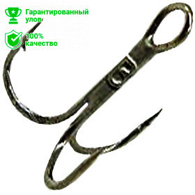 Крючок-тройник R-Treble BN №1 L-27mm W-25mm Kosadaka (уп.40шт.)