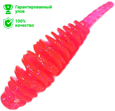 Силиконовая приманка Kosadaka Leech Fat 42 (4.2см) запах сыра PN (банка - 9шт)