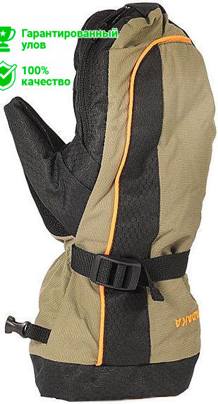 Рукавицы "Alaska" на молнии олива