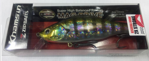 Воблеры ZIPBAITS Khamsin 105SP-SR 28,5г, 1,0-1,5м. 509