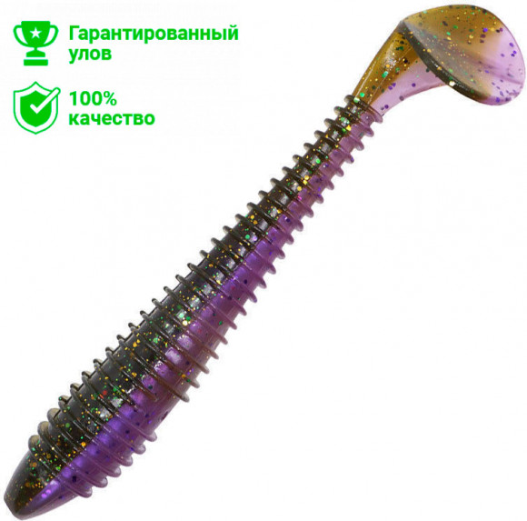 Виброхвост Kosadaka Wave Impact Fat 175 (17.5см) GLV (упаковка - 3шт)
