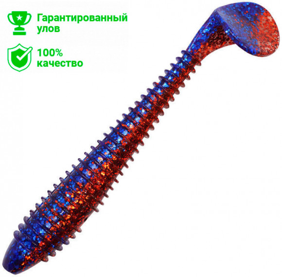 Виброхвост Kosadaka Wave Impact Fat 175 (17.5см) RB (упаковка - 3шт)
