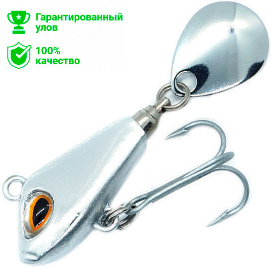 Джиг-спиннер Kosadaka Fish Darts FS3 (9г) SIL