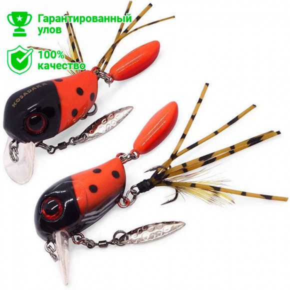 Воблер Kosadaka Micro Tappy 45F, плав., 45мм, 2.6г, 0.0-0.2м, цв.L01 Mtap45F-L01