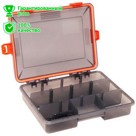 Коробка для приманок Kosadaka TB-S33S герметичная дымчатая