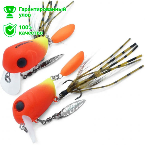 Воблер Kosadaka Micro Tappy 45F, плав., 45мм, 2.6г, 0.0-0.2м, цв.MC11 Mtap45F-MC11