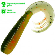 Твистер Kosadaka с разрезным хвостом TRIPLE TAIL 60, 10шт., цвет BOT