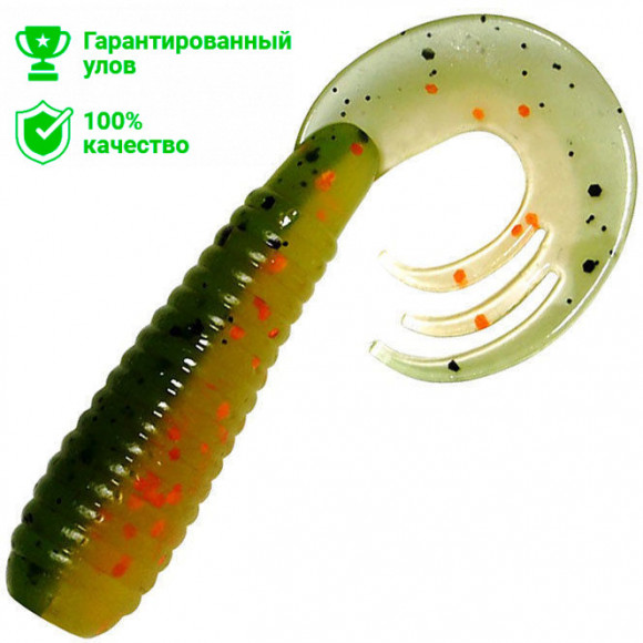 Твистер Kosadaka с разрезным хвостом TRIPLE TAIL 60, 10шт., цвет BOT Твистер Kosadaka с разрезным хвостом TRIPLE TAIL 60, 10шт., цвет BOT