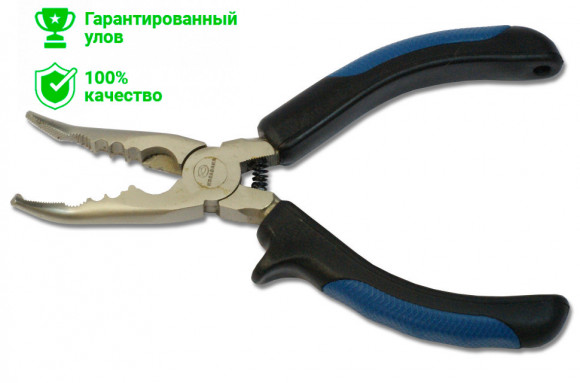 Пассатижи-кусачки обжимные загнутые Kosadaka