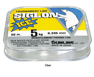 Монолеска SUNLINE Siglon ICE FISHING 50M CLEAR #0.8/0.148мм 2кг