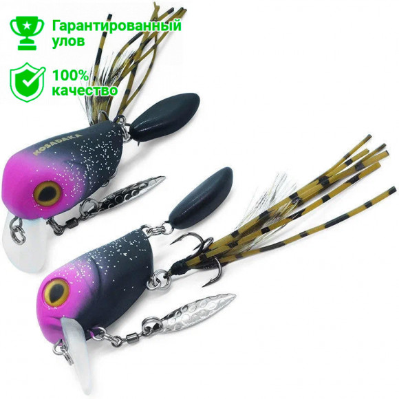 Воблер Kosadaka Micro Tappy 45F, плав., 45мм, 2.6г, 0.0-0.2м, цв.PH Mtap45F-PH