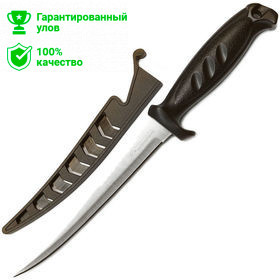 Нож филейный Kosadaka с серейтором N-F501 15см (жёсткий чехол с фиксатором) Нож филейный Kosadaka с серейтором N-F501 15см (жёсткий чехол с фиксатором)