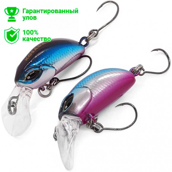 Воблер Kosadaka Kuga Nano XL 23F, 1.9г, 0.5-1.0м, цв.BR