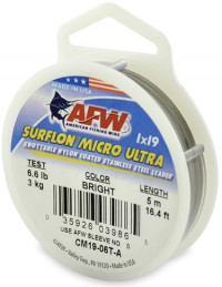Поводковый материал AFW Surflon Micro Ultra 1x19 (0.37мм 17 LB/8 кг 5 м colour Camo) DM19-17-A