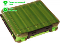 Коробка для воблеров Kosadaka TB-S31C двухсторонняя (зеленая)