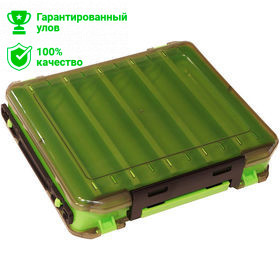 Коробка для воблеров Kosadaka TB-S31C двухсторонняя (зеленая)