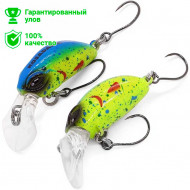 Воблер Kosadaka Kuga Nano XL 23F, 1.9г, 0.5-1.0м, цв.BKK