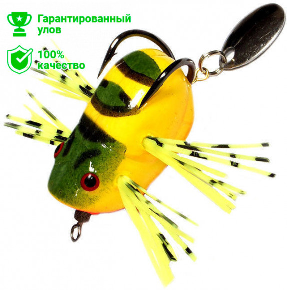 Лягушка-незацепляйка с имитацией лапок Kosadaka LB10 (4г) G03