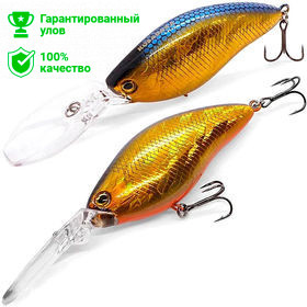 Воблер Kosadaka 3D Crank XD 65F (17.2г) HGBL