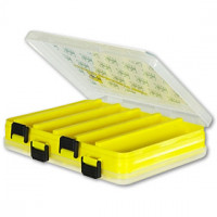 Коробка для приманок Pontoon21 LCB двусторонняя 206x170x42, желтая