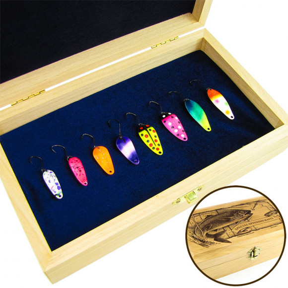 Набор блесен RB №16 "For area trout summer" (в подарочной коробке)