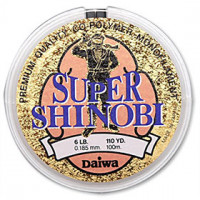 Монолеска DAIWA SUPER SHINOBI - 2,5LB / 0,117 мм (100м)прозрачная