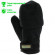 Перчатки-варежки Kosadaka Fire Wind (флис/неопрен) р.S (черный)