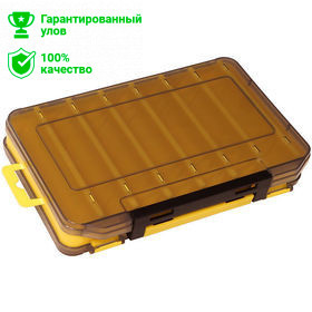 Коробка для воблеров Kosadaka TB-S31D двухсторонняя (желтая)