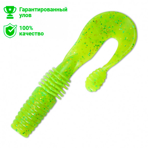 Мягкая приманка Kosadaka Vibra, 70mm, цв. GR (5шт.)