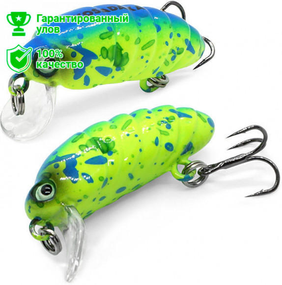 Воблер Kosadaka Cocoon XS 32F (2.2г) BKK