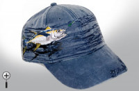 Бейсболка FlyFish H1610 Yellowfin Tuna With Lure Cap цвет Navy
