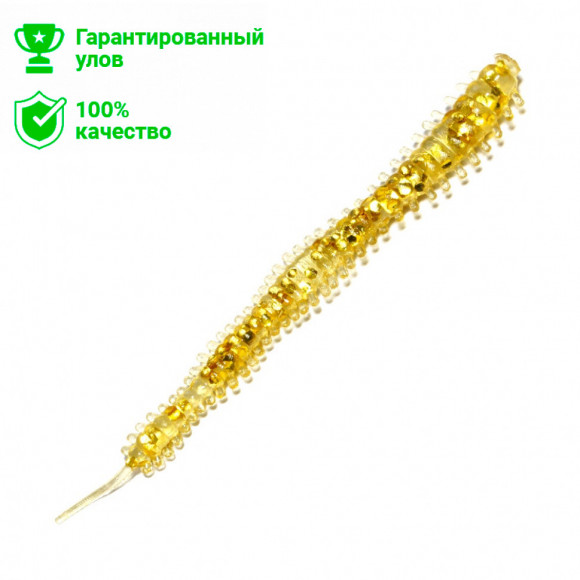 Силиконовая приманка Kosadaka S-Liner Worm (5,5 см) TG (упаковка - 15 шт.)