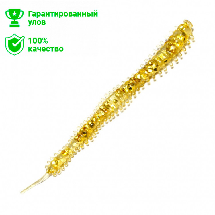 Силиконовая приманка Kosadaka S-Liner Worm (5,5 см) TG (упаковка - 15 шт.)