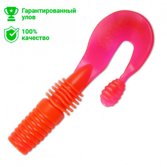 Мягкая приманка Kosadaka Vibra, 70mm, цв. TR (5шт.)