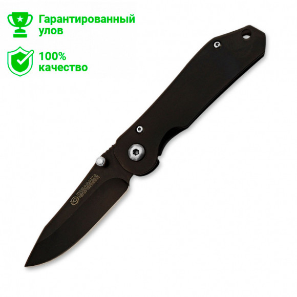 Нож Kosadaka складной прецизионный (черное лезвие/черная рукоятка) N-F27B