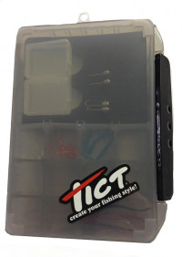 Коробка для микроприманок Tict Stamen Case Gray (200 x132 x25 mm)