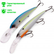 Воблер Kosadaka Bandit Deep XL 100F, плав., 100мм, 18г, 4-7м, цв.WBA Воблер Kosadaka Bandit Deep XL 100F, плав., 100мм, 18г, 4-7м, цв.WBA