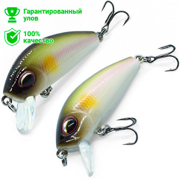 Воблер Kosadaka L-Minnow XS 45F (4.3г) AY Воблер Kosadaka L-Minnow XS 45F (4.3г) AY