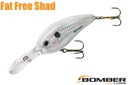 Воблеры BOMBER Fat Free Shad 7.6 см 21 гр BD7F-DPW Воблеры BOMBER Fat Free Shad 7.6 см 21 гр BD7F-DPW
