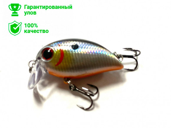 Воблер Kosadaka Hickory SSR 34F плав., 34мм, 3.7г, 0-0.2м, цв.GT