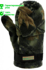 Перчатки-варежки Kosadaka Fire Wind (флис) р.S (камуфляж) Перчатки-варежки Kosadaka Fire Wind (флис) р.S (камуфляж)