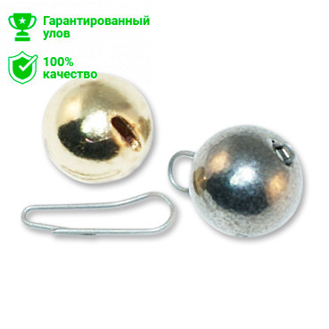 Чебурашка вольфрамовая Kosadaka разборная (6г) Gold (упаковка - 2шт)