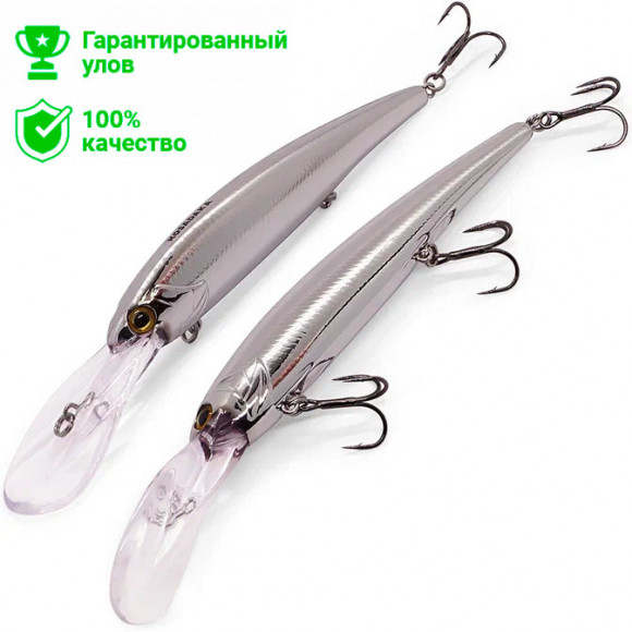 Воблер Kosadaka Bandit Deep XL 120F (21г) SIL