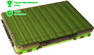 Коробка для воблеров Kosadaka TB-S31A двухсторонняя (зеленая)