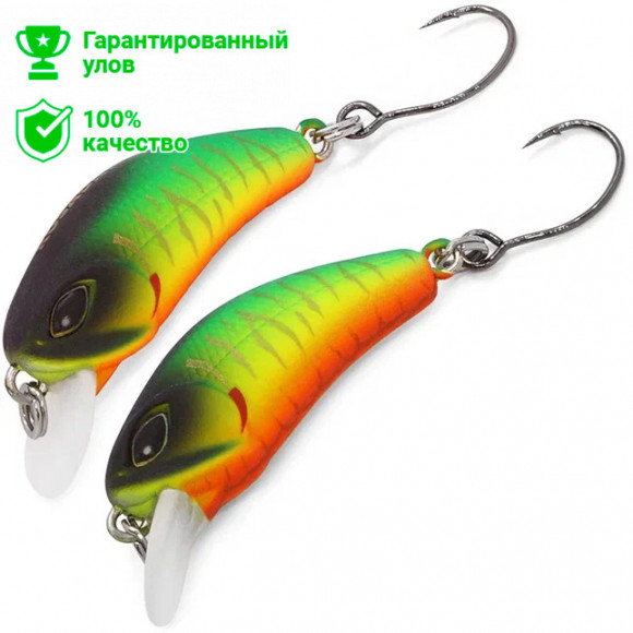 Воблер Kosadaka Dahlia 30F, 2.4г, 0.1-0.3м, цв.MHT