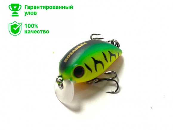 Воблер Kosadaka Hickory SSR 34F плав., 34мм, 3.7г, 0-0.2м, цв.995