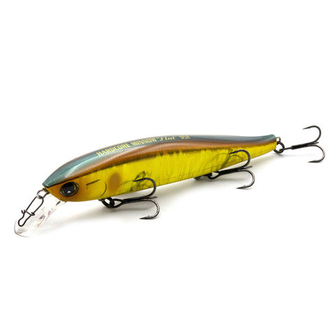 Воблеры Duel HARDCORE MINNOW FLAT 95F 95mm 10.5 гр плавающий  F1126-HGAY
