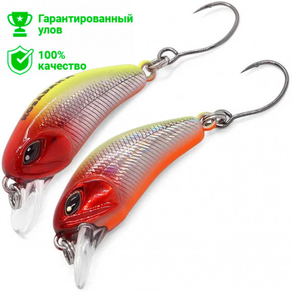 Воблер Kosadaka Dahlia 30F, 2.4г, 0.1-0.3м, цв.LME